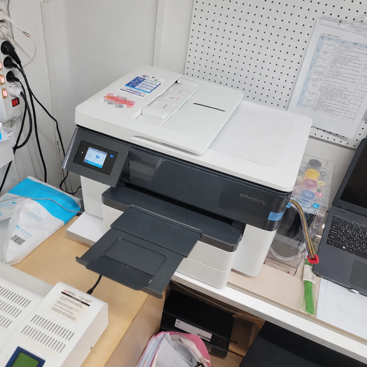 아산 HP7740 설치 현장 최종 점검