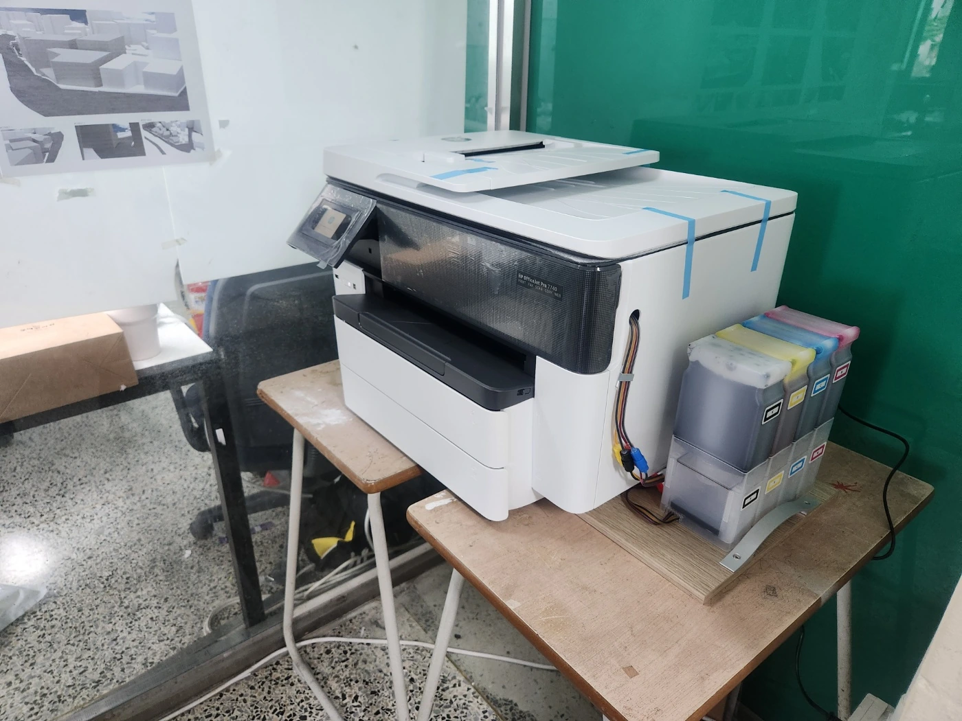 부천 HP7740 설치 현장