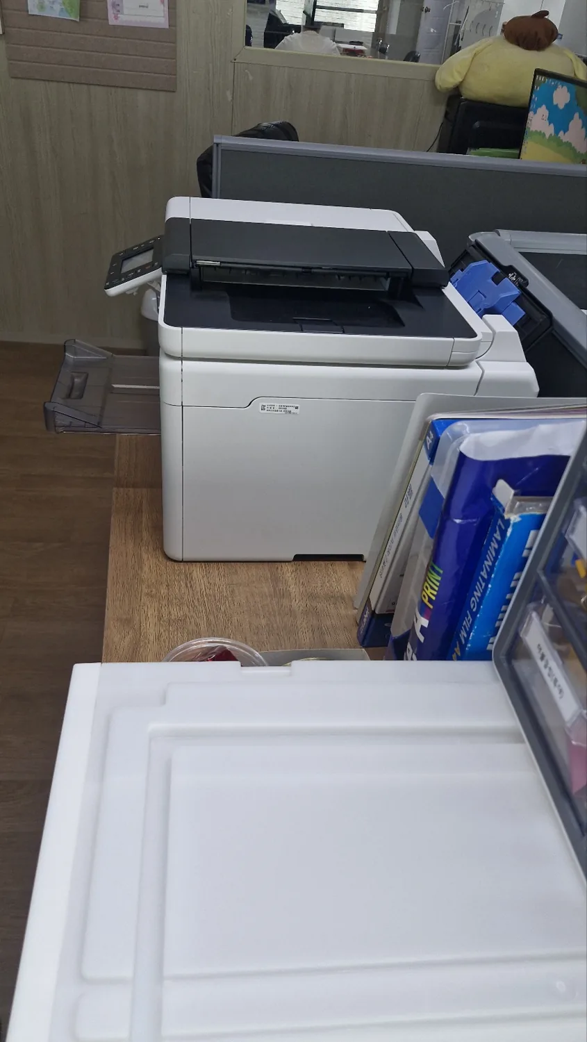 캐논 GX7192 자동 문서급지장치와 측면 배치 모습