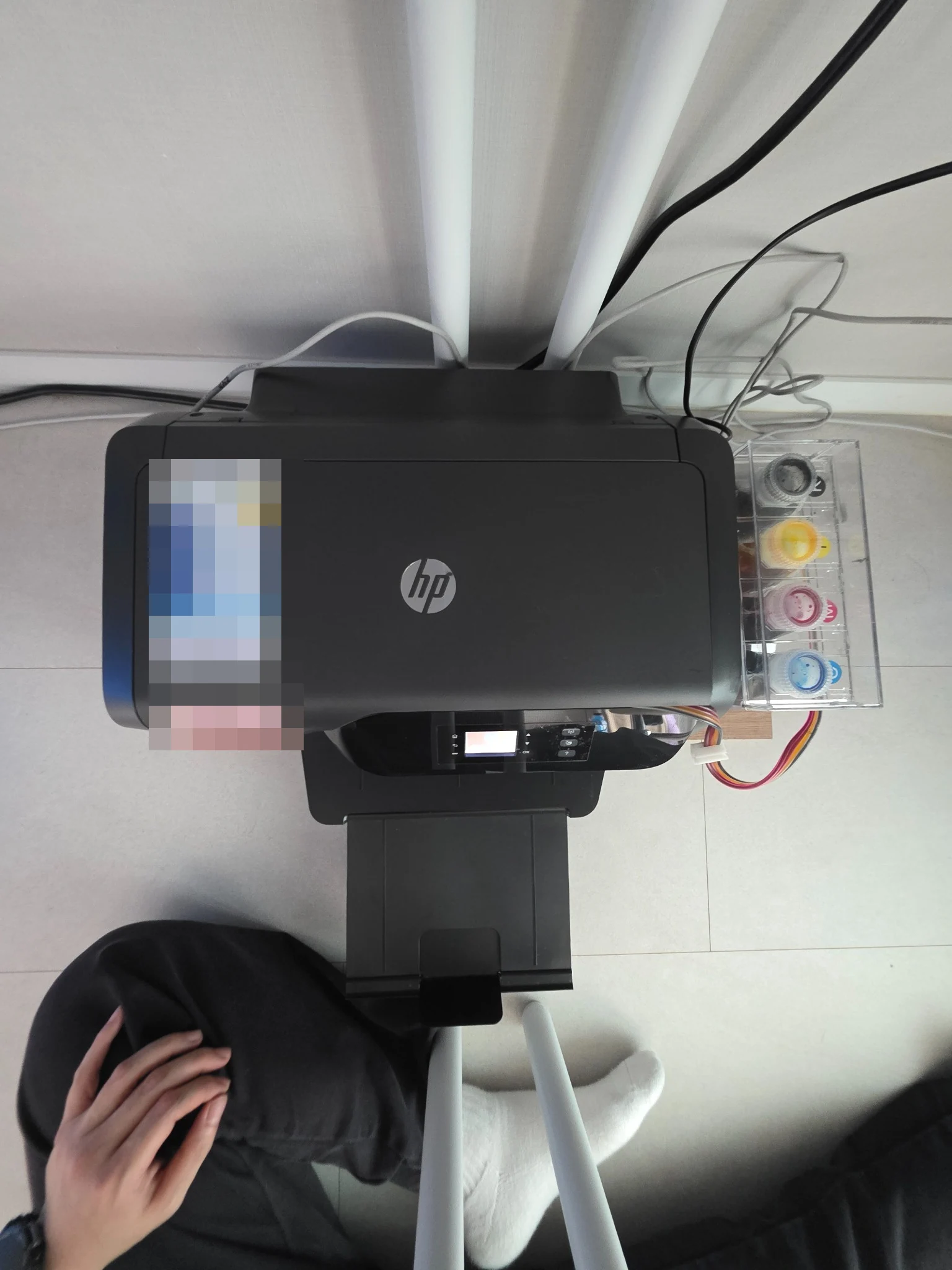 남양주 HP 8210 무한잉크 프린터 설치 모습