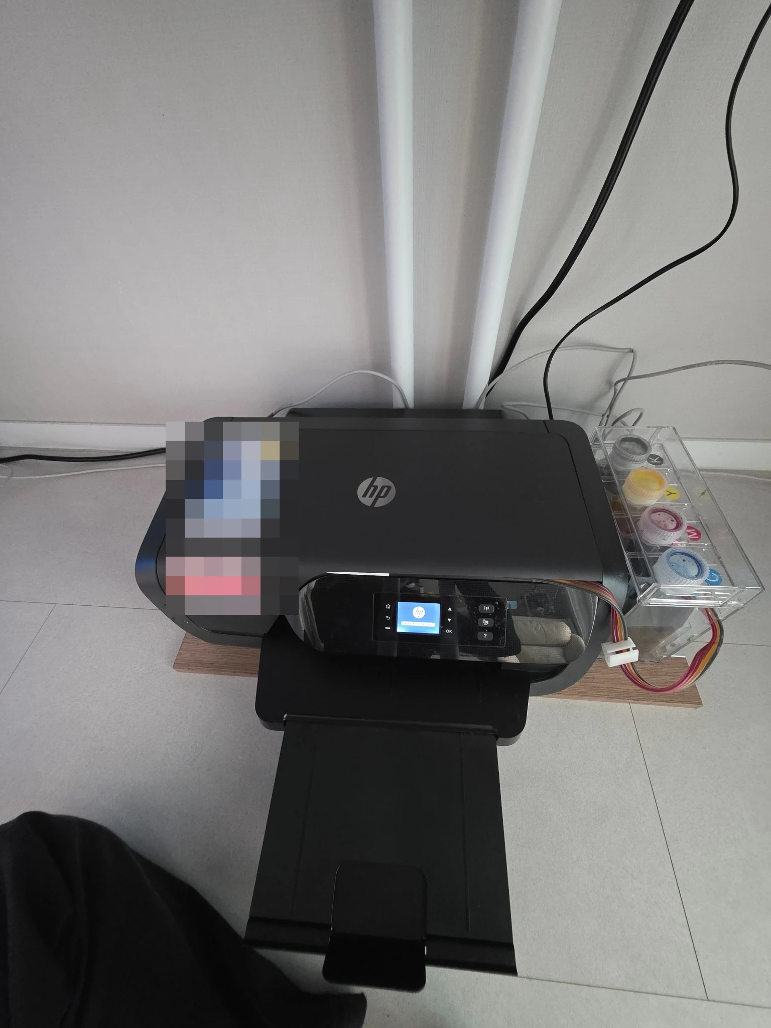 남양주 HP 8210 프린터와 외부잉크 설치 완료